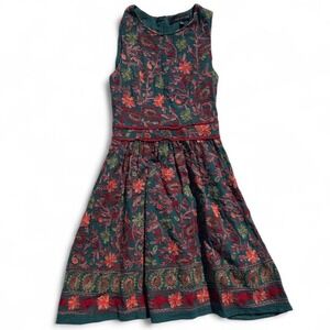 Adelyn Rae Floral Embroidered Dress - Size 0